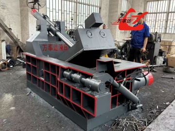 Powerful Scrap Metal Baler for Recycling Plants