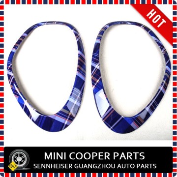 Auto Accessory ABS Material Speedwell Blue Head&Rear Lamp Cover For Mini cooper Countryman R60(4PCS/SET)