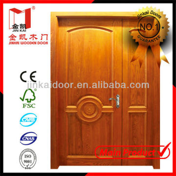 Main wooden front double door design