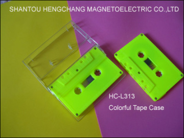 audio cassette (fluorescent yellow housing)