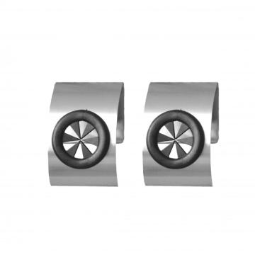 stainless steel towel holder set/2