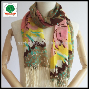 Digital Printed cashmere pashmina scarf