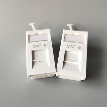 CAT6 UTP RJ45 Module with faceplate UK Type