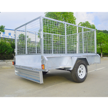 GINO Open Box Single Axle Full Welded Trailer with Horse Tack Box