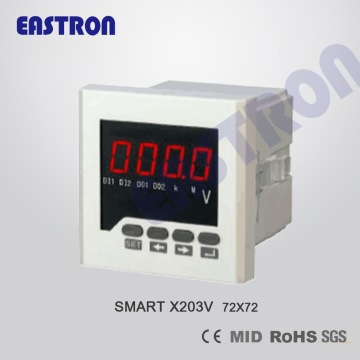 EASTRON Smart X203 V-B Volt Meter , Digital meter, Panel Meter,96*96,72*72