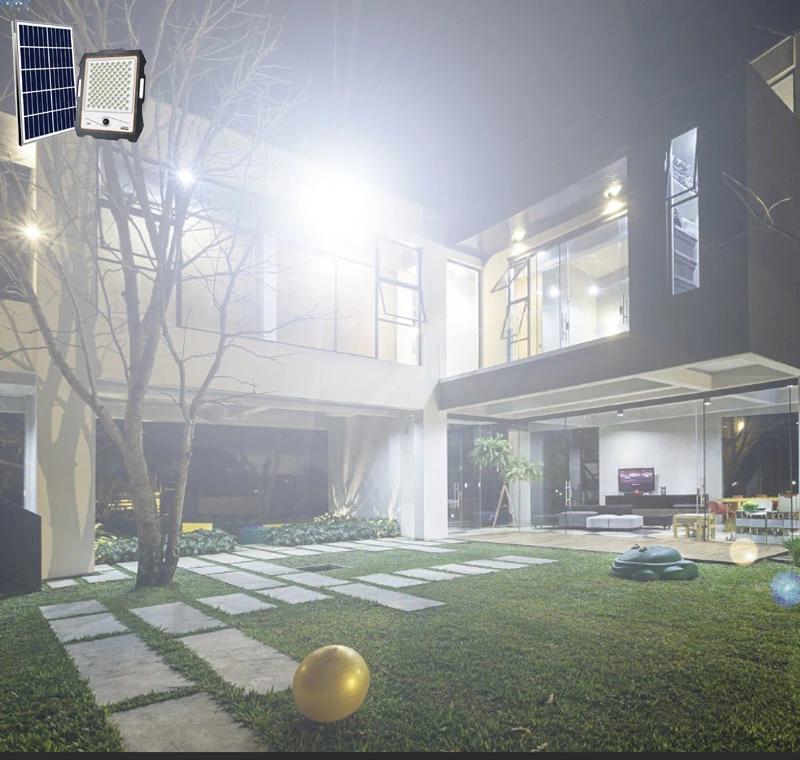 High Efficiency Super Bright IP67 Waterproof 100W 200W 300W 400W 600W Outdoor LED Solar Panel Flood Lights