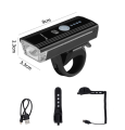 Luci anteriori in bicicletta a LED super luminose USB ricaricabile