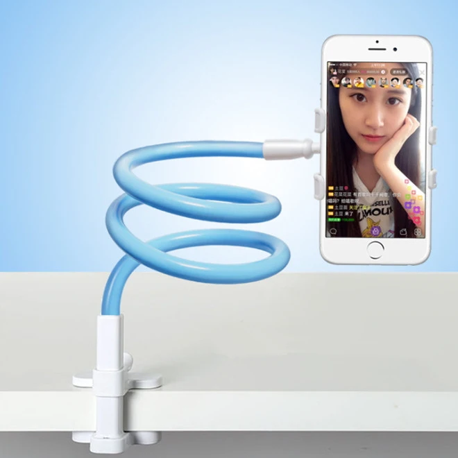 Lazy Bracket Universal 360 Degree Rotation Flexible Bedside Phone Holder