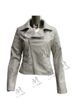 Custom Fashion Style women PU Leather Jacket,Garment Washed PU Jacket Color Red PU Leather Jacket Woman