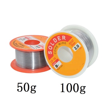 2020 NEW 100g 0.6/0.8/1/1.2 63/37 FLUX 2.0% 45FT Tin Lead Tin Wire Melt Rosin Core Solder Soldering Wire Roll No-clean
