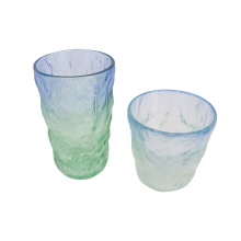 Glacier Pattern Glass Water Cup Cone Household Wine Glass