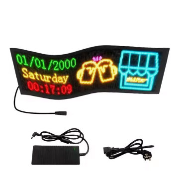 Programmable Bluetooth LED Display for Car Window Decorations