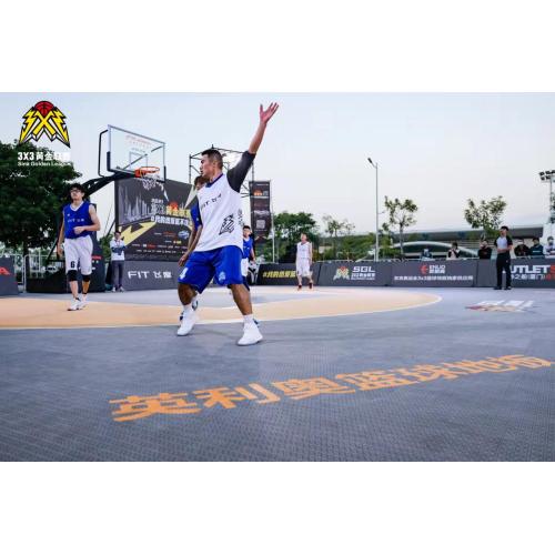 FIBA 3x3 Official Court Tiles Basketball Flooring