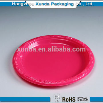 Cheap wholesale colored plastic plate