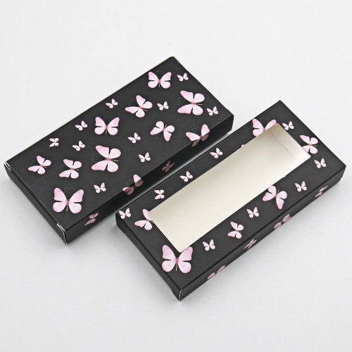 Custom Printed Eyelash Boxes with Clear Window