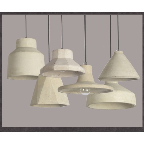 LEDER Slim Concrete Pendant Lamps