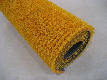 Orange Playground Safety Outdoor Pvc Plastic Grass Mat Artificial Lawn Matting