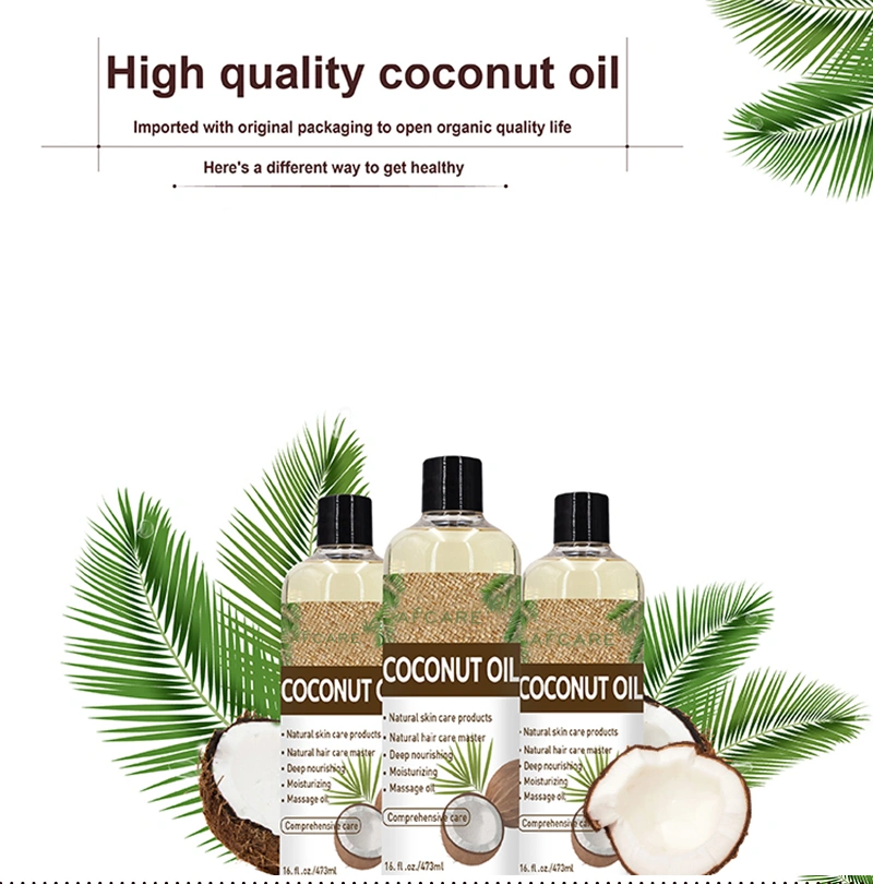 Wholesale Smooth Moisturizing and Repairing Skin Coconut Oil for Skin Care and Hair Care