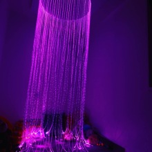 LED Fiber Optic Waterfall Kids Curtains