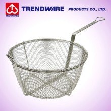 Restaurant Kitchen Deep Round Fryer Wire Basket