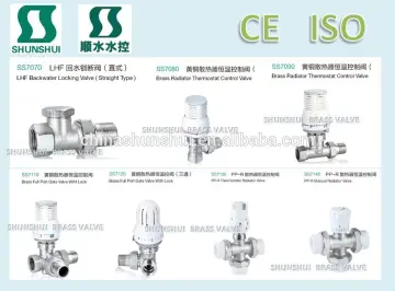 SS7070 LHF backwater locking Brass thermostatic valve
