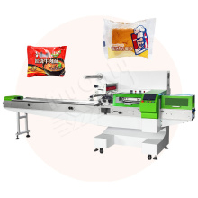 Commercial Tortilla Wrap Sandwich Bread Bag Burger Package Pillow Roll Pack Machine