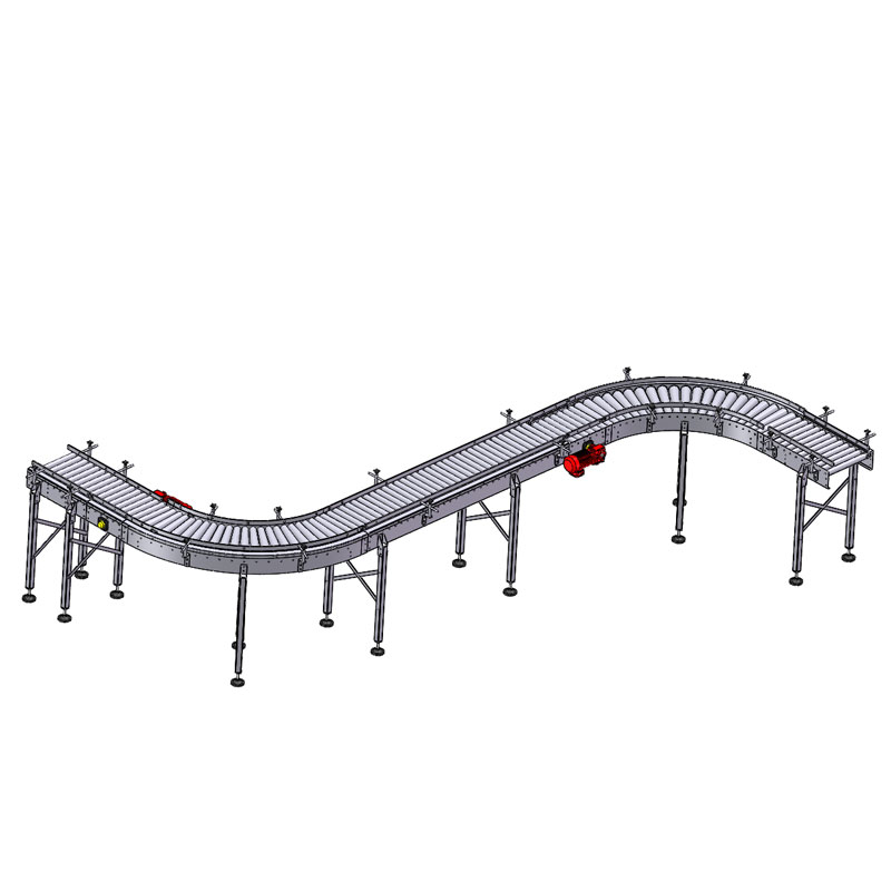 aluminium profile chain conveyor automatic belt conveyor appliance assembly line modular conveyor