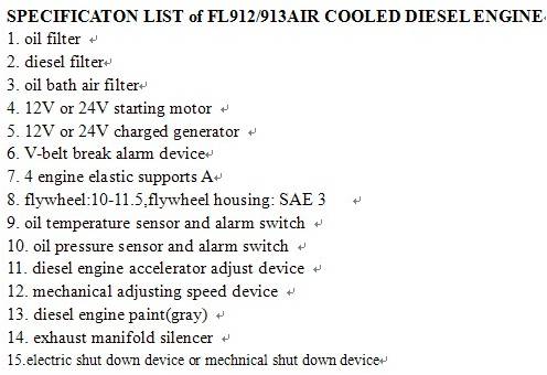 Deutz Engine Diesel F8L413