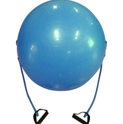 Blue Gym Ball With Tube Handle