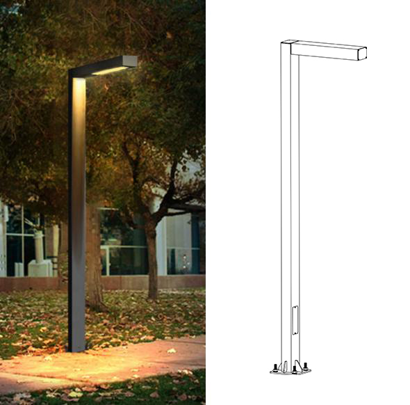 20w 30w 40w LED Outdoor Garden Light 220v Courtyard Landscape Lamp Aluminum Body IP65 Cold White Emitting AC ROHS Certified