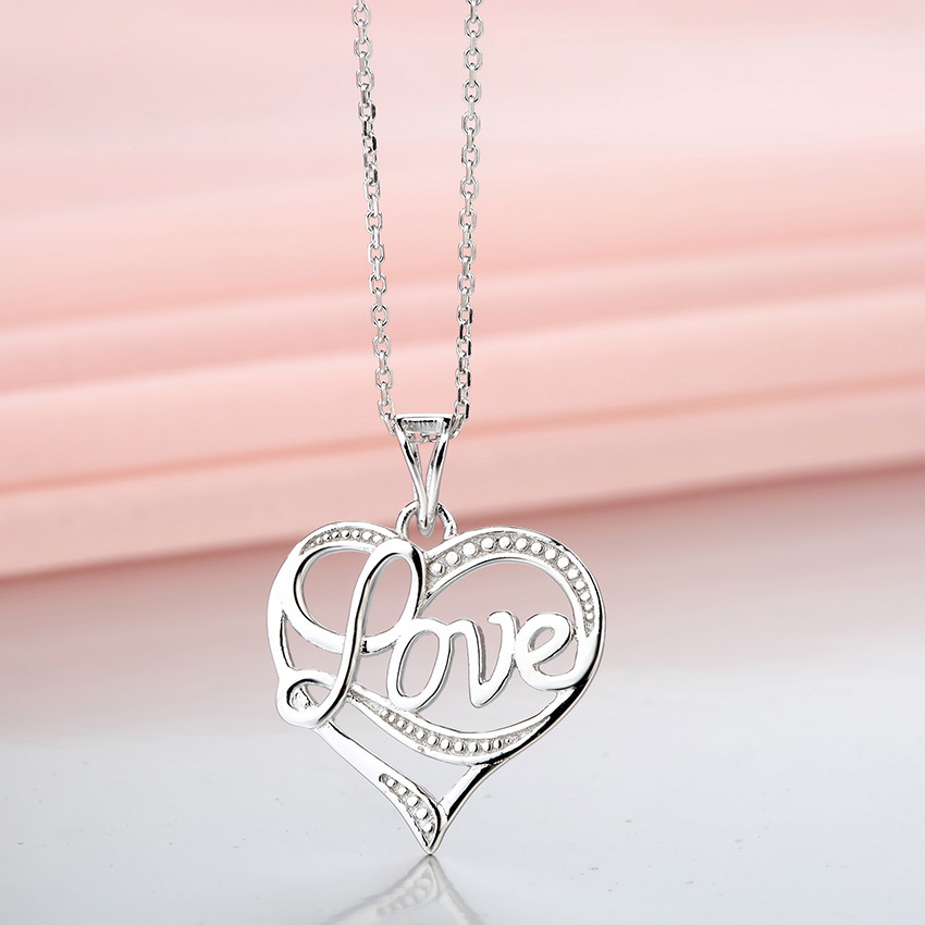 dia de la madre 2021 mothersday gift 925 sterling silver heart silver gold heart necklace love