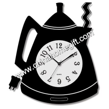 kettle shape wall clock