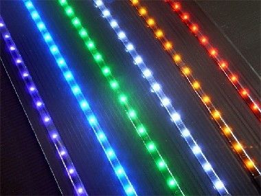 High Intensity Energy Saving Blue 3528 Led Strip Light For Hotel Ceiling Lighting 2.4w/m