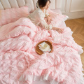 Soft Seerscker Home Textile Comforter BedCoverセット