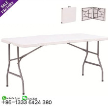 Sino Perfect Wedding Banquet Outdoor Portable Folding Rectangular Dining Table