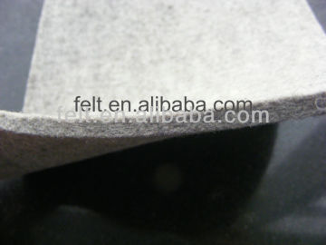 grey wool felt