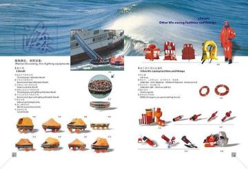 Lifejacket,lifebuoy,immersion suit,thermal protective aid,pilot rope ladder