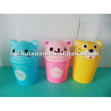 Animal shape table plastic trash can