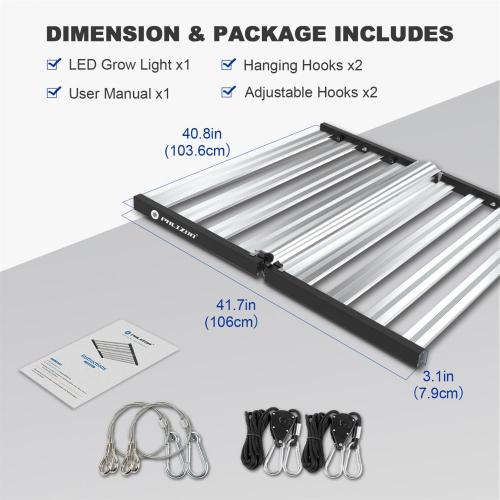 Phlizon Baru UV IR LED Grow Light