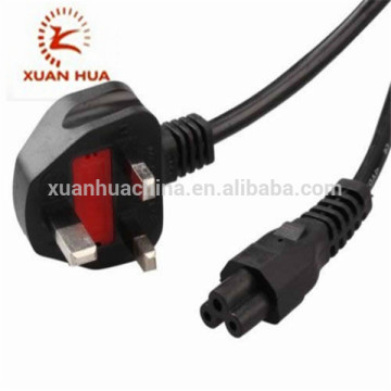 3 Pin Mains C5 Clover Leaf Laptop Power Cord