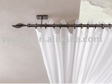 metal curtain pole