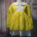 Boutique remake new designs yellow easter dress