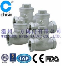 Stainless steel thread check valve