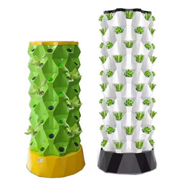 Hydroponic Aeroponic Pineapple Growing Tower: An Indoor Garden Solution in a Plastic Greenhouse