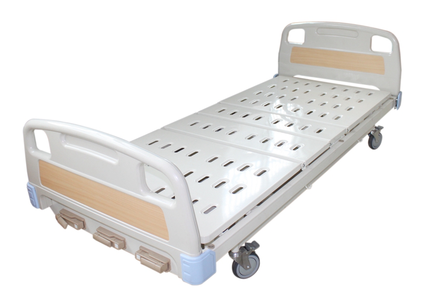 3 Crank Manual Hospital Bed with Mattress