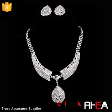 Factory Directly Rhinestones Jewelry Set