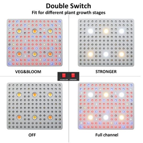 3000w Grow Light Vollspektrum Cob Doppelschalter