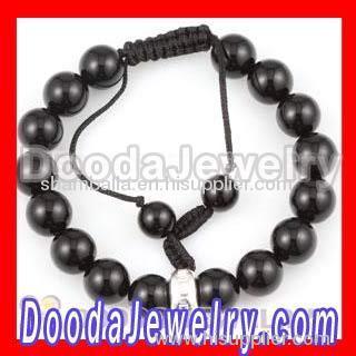 2011 Shamballa Bead Black Onyx Bracelet | Dooda jewelry Online Store?