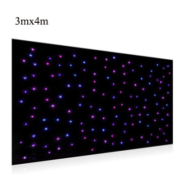 RK cheap 8chs rgbw led star curtain with dmx512/star light curtain