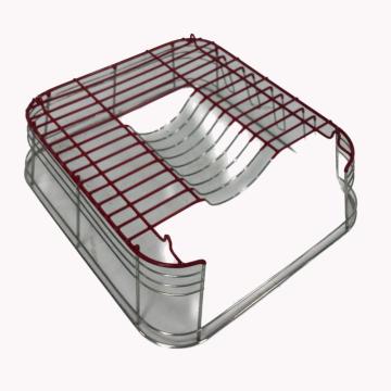 Fruit and vegetable steel rack tray